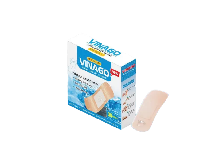Băng Cá Nhân Vinago Bản To Hộp 30 Miếng